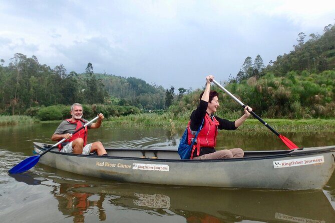 Half-Day Mukungwa River Canoe Trip from Musanze - Stop 2 at Twin Lakes Recreational Island: calmer paddling at Lake Burera and Lake Ruhondo